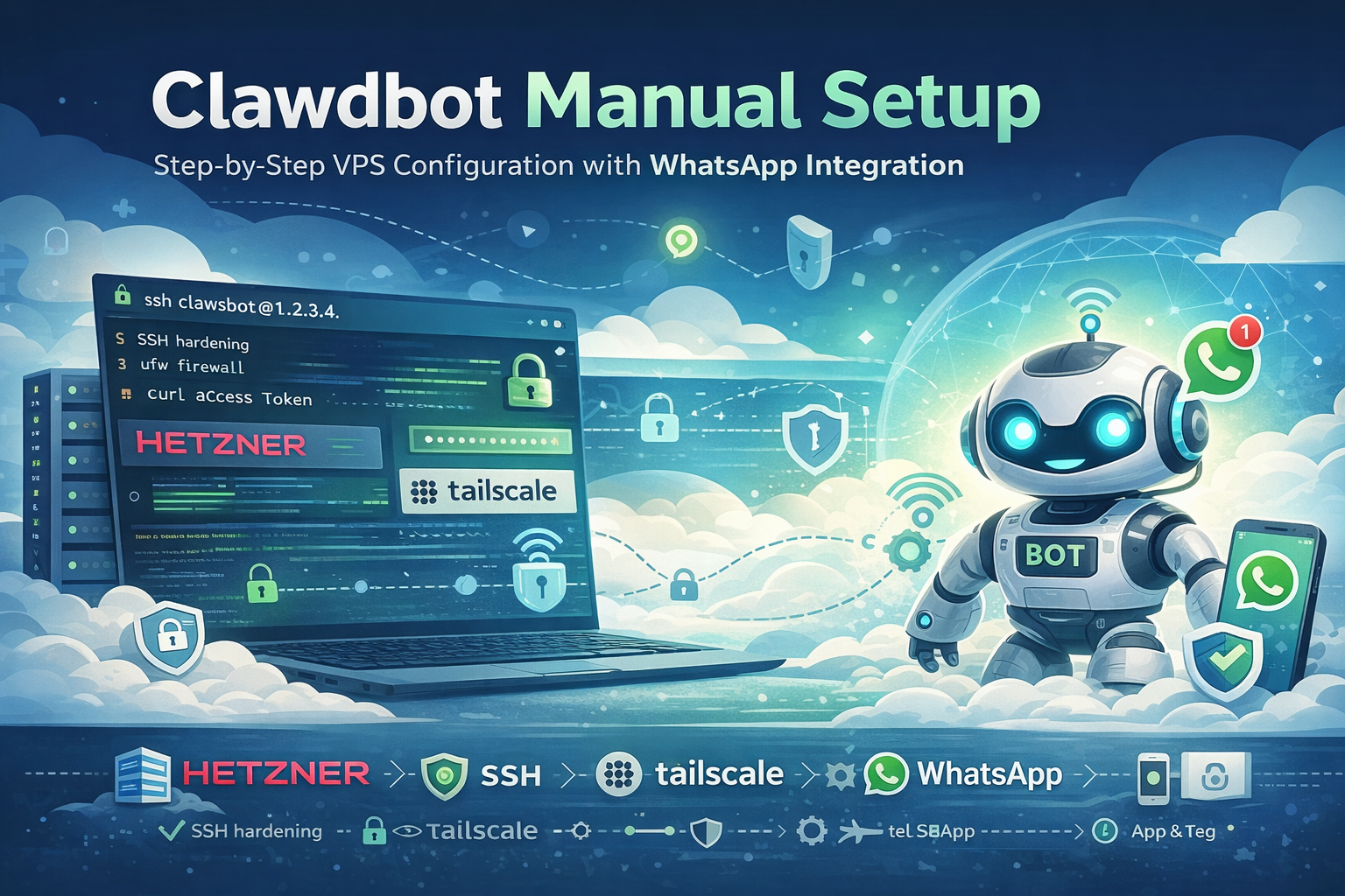 Clawdbot Manual Setup – Step-by-Step VPS Configuration with WhatsApp Integration