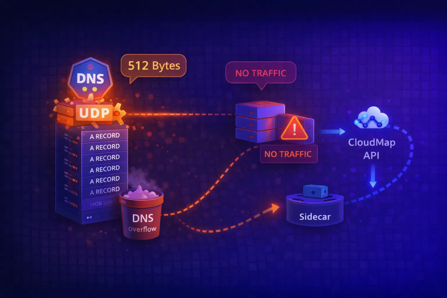 DNS UDP Truncation: Why Your ECS Tasks Aren't Getting Traffic