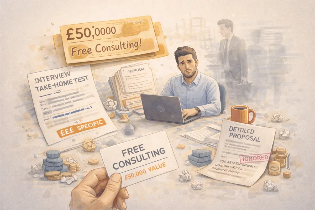 That Time I Gave Away £50k Worth of Consulting for Free (And What It Taught Me About the Industry)