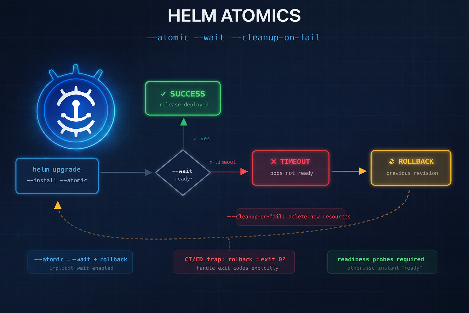Helm Atomics: The Flag That Saves Your Production Deploys (And Its Hidden Gotchas)